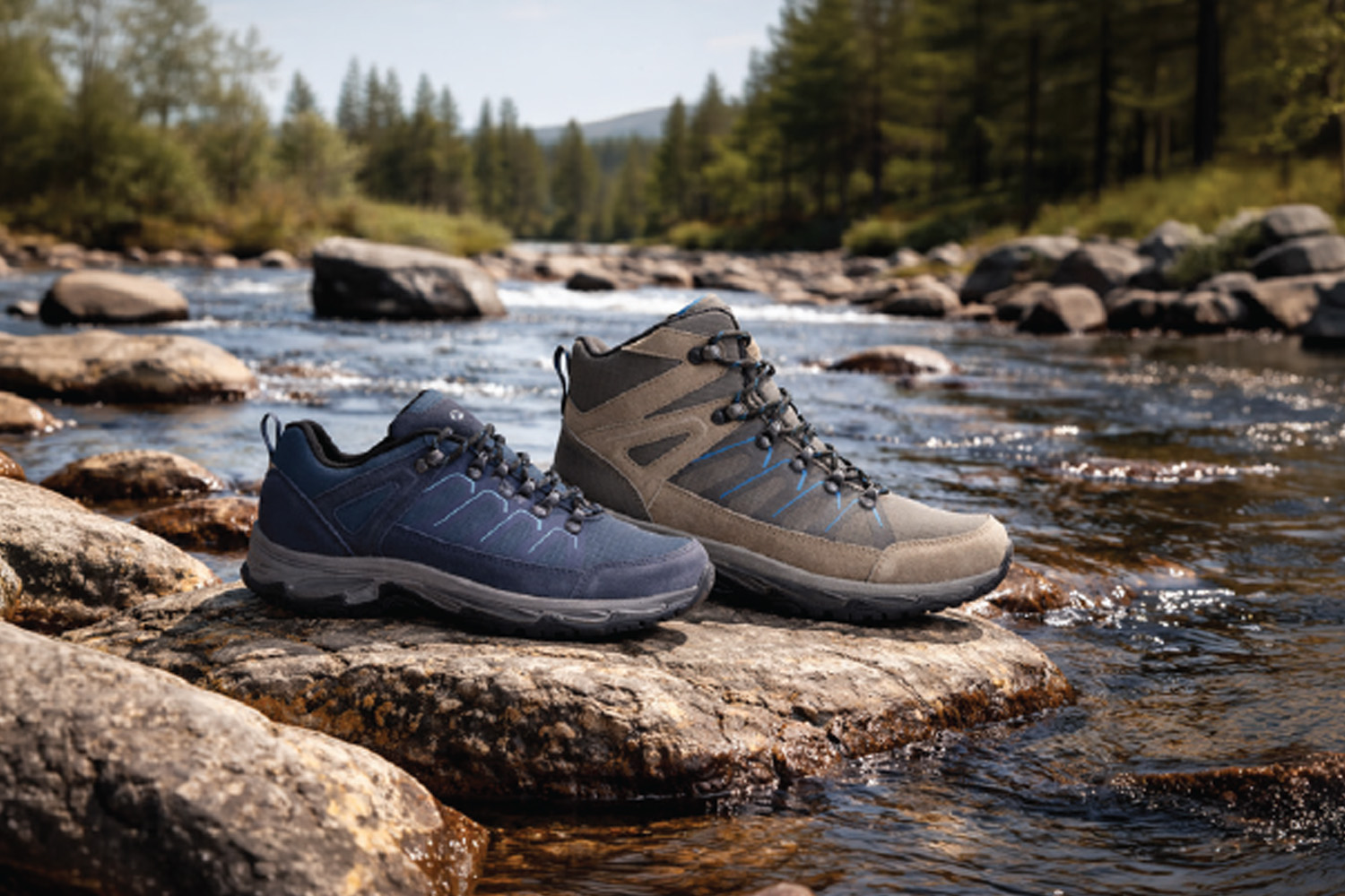 Wandelschoenen dames en heren Travelin'