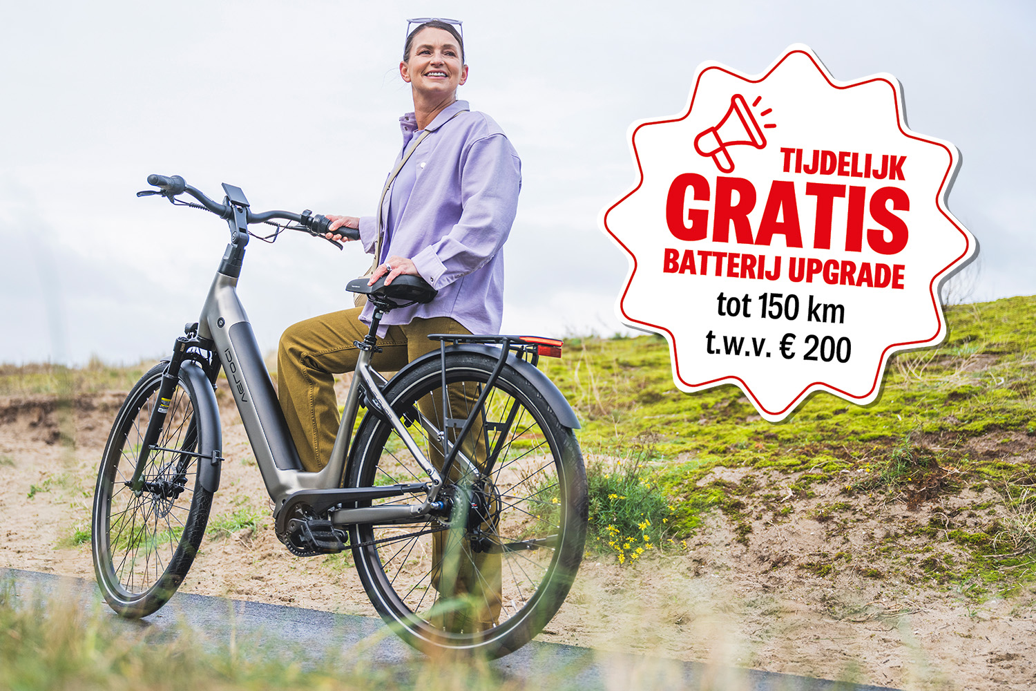 Tijdelijk gratis batterij-upgrade tot 150 km t.w.v. &euro; 200